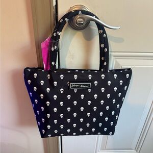 Betsey Johnson Skull Halloween Lunch Tote